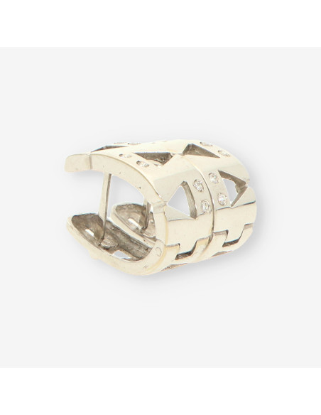 Pendientes oro blanco