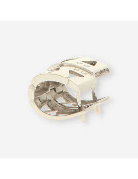 Pendientes oro blanco