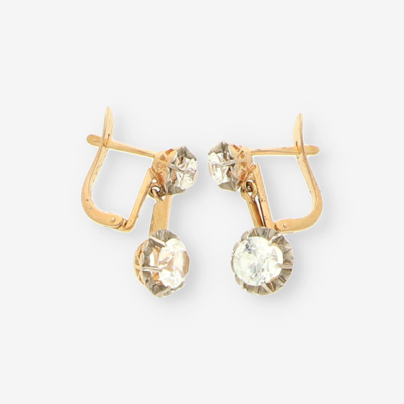 Pendientes antiguos oro