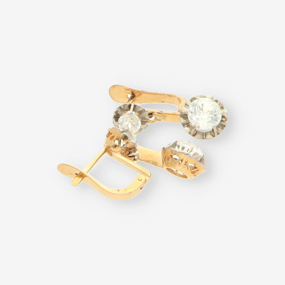 Pendientes antiguos oro