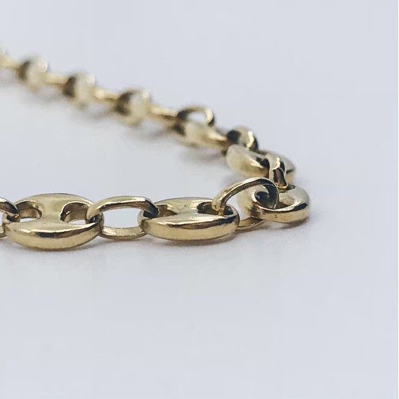 Cadena de calabrote en oro 18kt