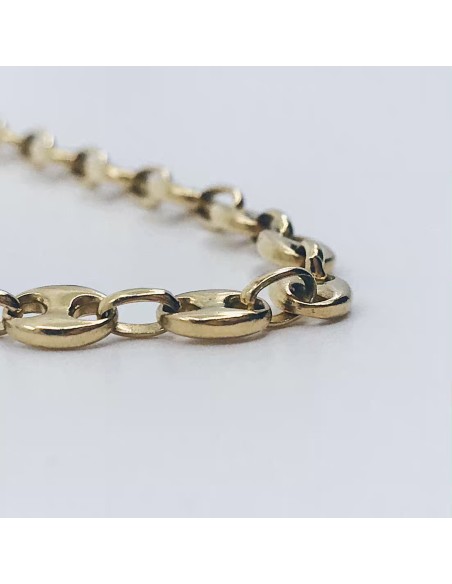 Cadena de calabrote en oro 18kt