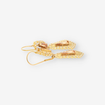 Pendientes estilo vintage oro 2