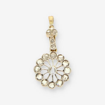 Colgante Vintage oro y Diamantes