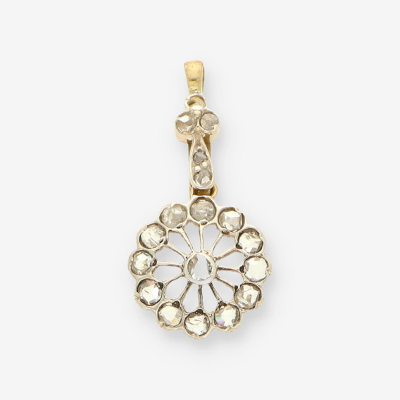 Colgante Vintage oro y Diamantes