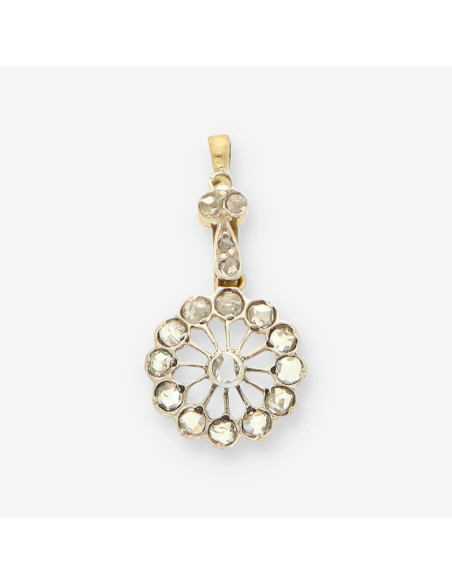 Colgante Vintage oro y Diamantes