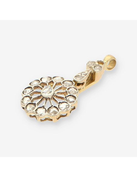Colgante Vintage oro y Diamantes