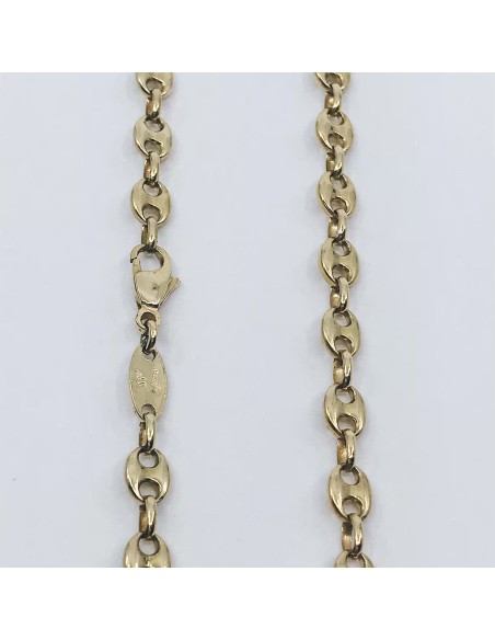 Cadena de calabrote en oro 18kt