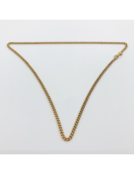 Cadena barbada en oro 18kt