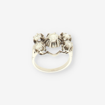 Anillo oro blanco y bri 2