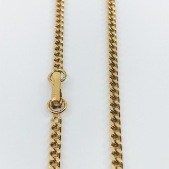 Cadena barbada en oro 18kt 2