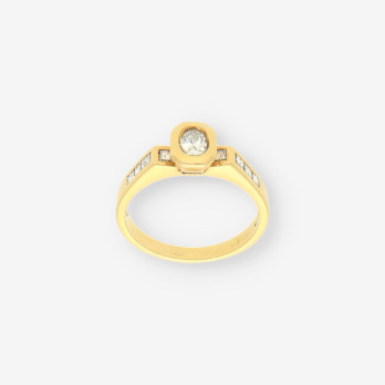 Anillo oro y bri 2
