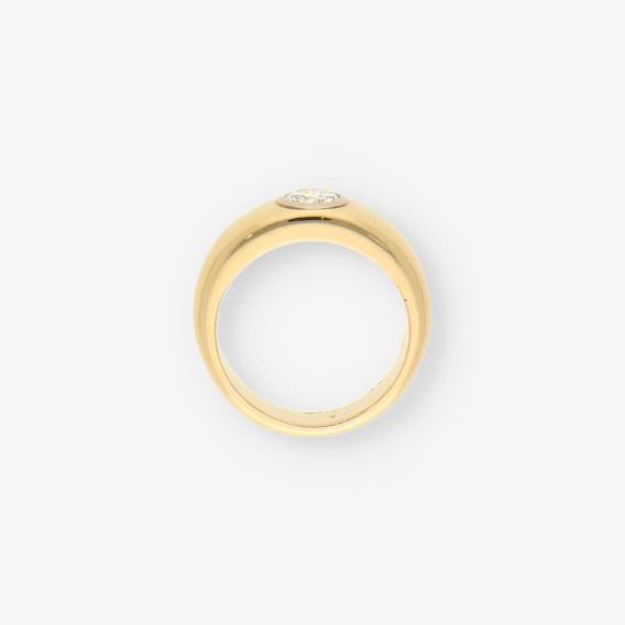 Anillo oro y bri aprox. 0,90 Qt.