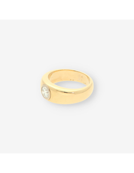 Anillo oro y bri aprox. 0,90 Qt.