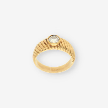 Anillo oro y bri 2