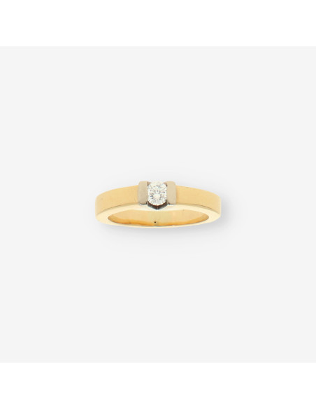 Anillo oro y bri