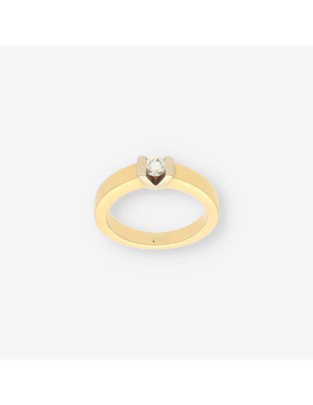 Anillo oro y bri
