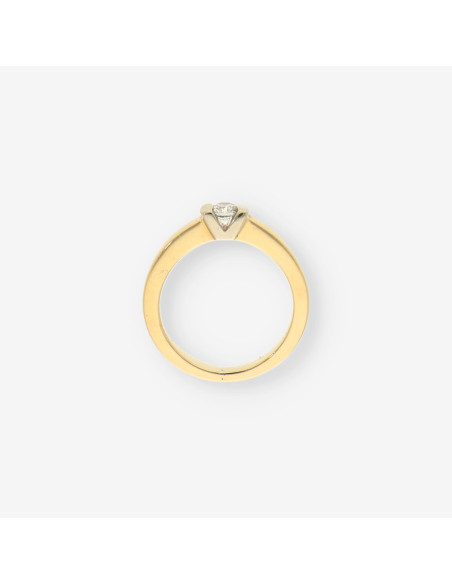 Anillo oro y bri