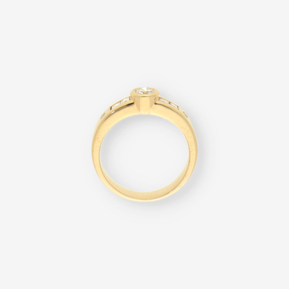 Anillo oro y brillantes