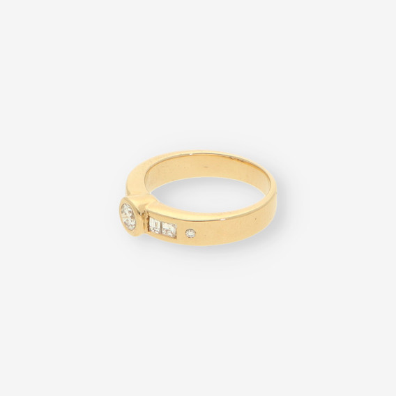 Anillo oro y brillantes