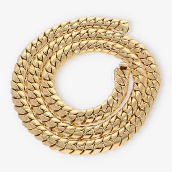 Cadena barbada 71cm en oro 18kt 2