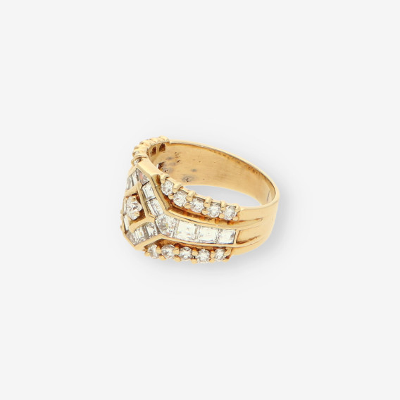 Anillo oro y brillantes