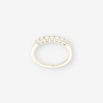 Anillo oro bl brillante aprox. 0,50 Cts 2