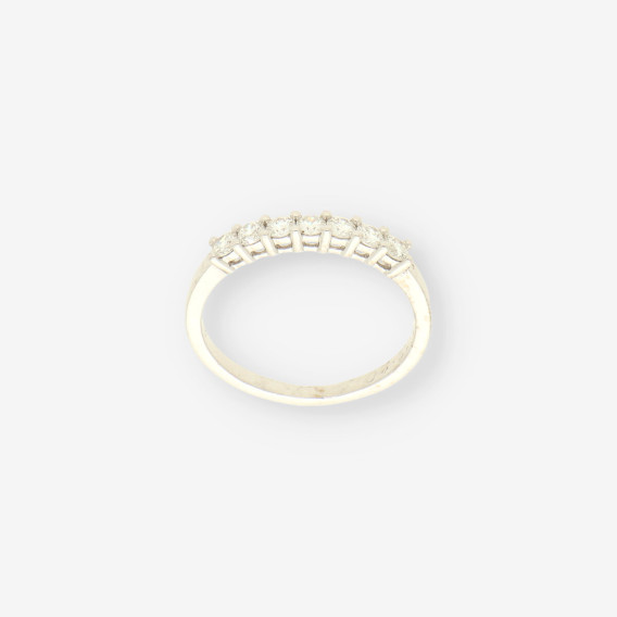 Anillo oro bl brillante aprox. 0,50 Cts