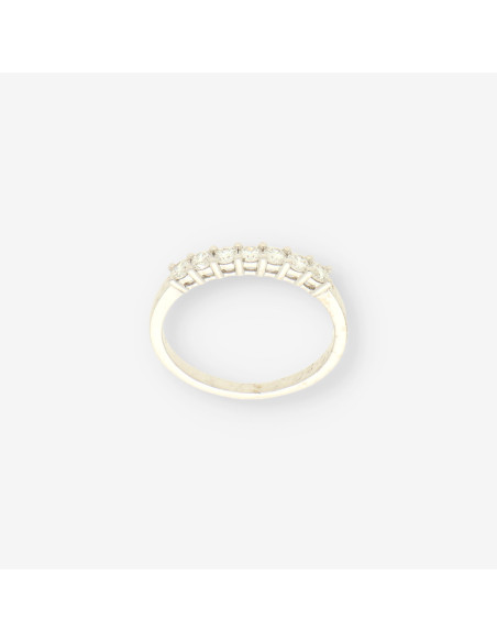 Anillo oro bl brillante aprox. 0,50 Cts