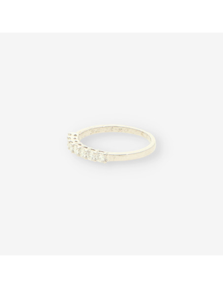 Anillo oro bl brillante aprox. 0,50 Cts