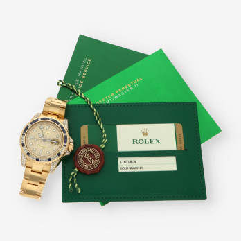 ROLEX GMT oro/bri 116718LN G276N463 2