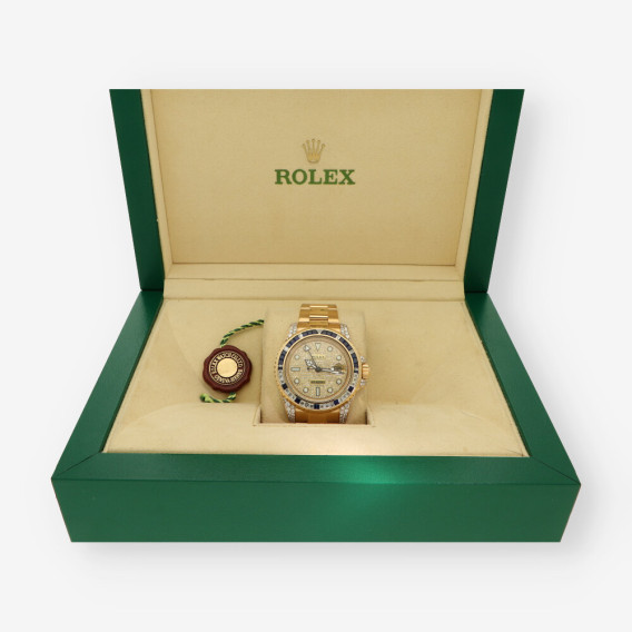 ROLEX GMT oro/bri 116718LN G276N463