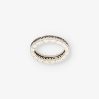 Anillo Bulgari BZero de 1 banda en oro blanco 18kt y brillantes 2