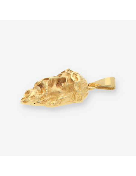 Colgante cara cristo oro