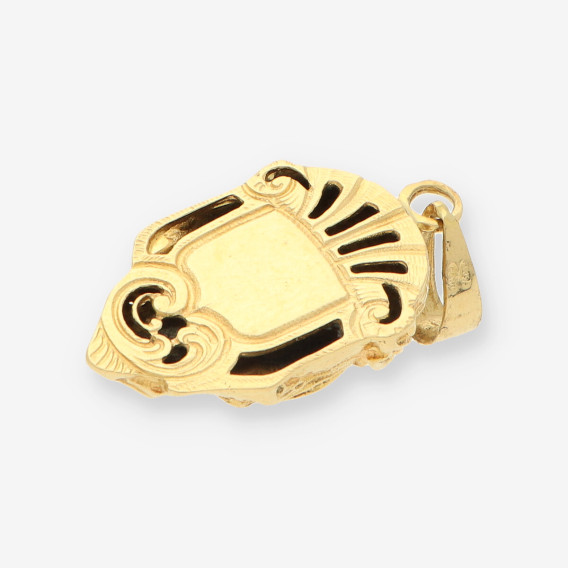 Colgante cara cristo oro