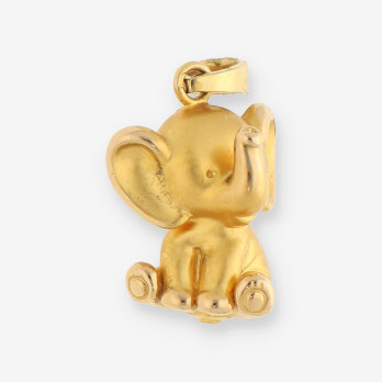 Colgante elefante oro