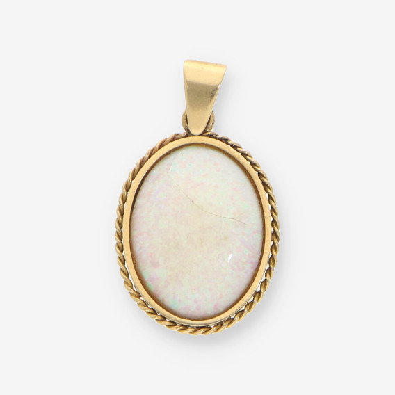 Colgante piedra y oro