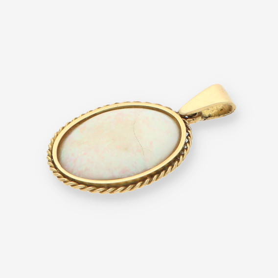 Colgante piedra y oro