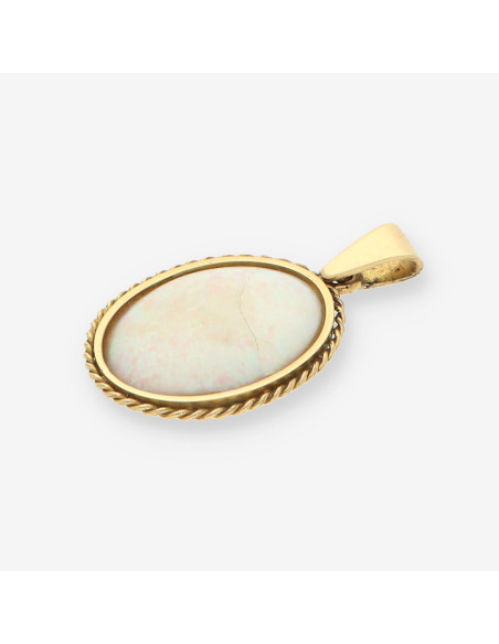 Colgante piedra y oro
