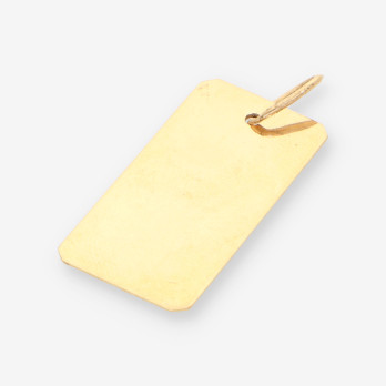 Colgante placa oro 2