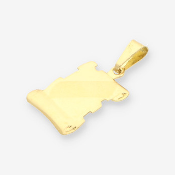 Colgante pergamino oro 2