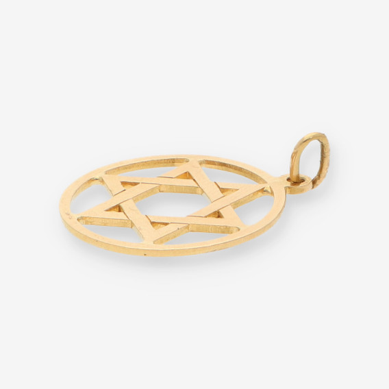 Colgante estrella de David oro