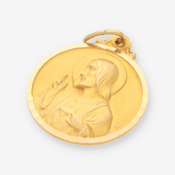 Colgante medalla oro