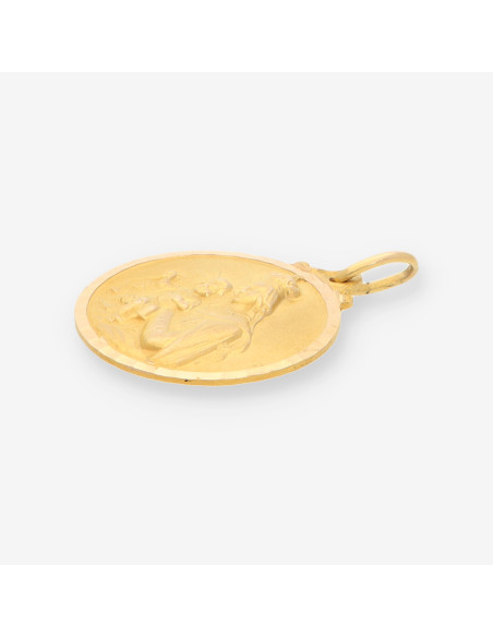 Colgante medalla oro
