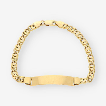 Pulsera no me olvides oro 2