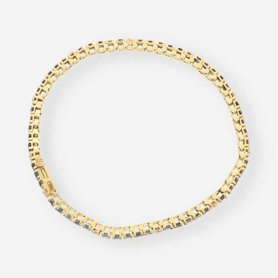 Riviere zafiros oro y brillantes