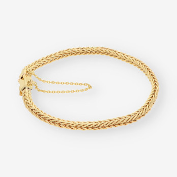 Pulsera oro en espiga