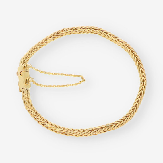 Pulsera oro en espiga