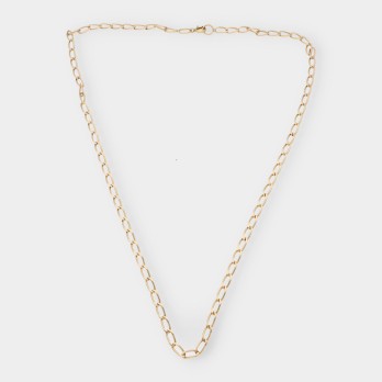 Cadena forzada en oro 18kt