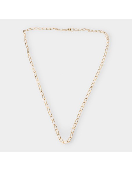 Cadena forzada en oro 18kt